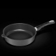 ماهیتابه عمیق کد ۷۲۰ با قطر ۲۰ و ارتفاع ۷ سانتی‌متر مناسب تهیه پیاز داغ و نعناع داغ با قابلیت قرار دادن در فر تا ۲۴۰ درجه سانتی گراد